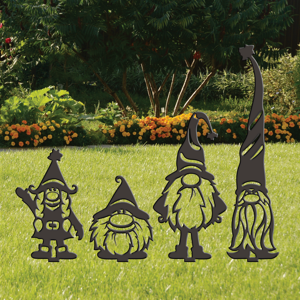Gnomes Yard Art CNC Cut File