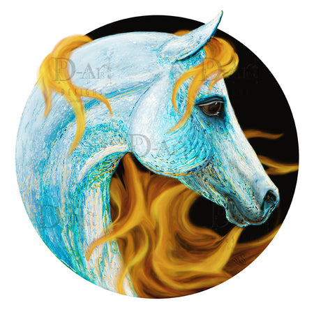 Horse Head Fire and Ice